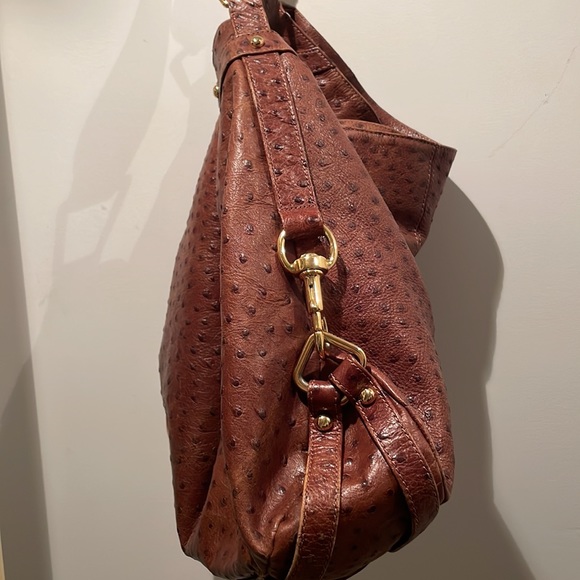 Rebecca Minkoff Ostrich Embossed Leather Nikki Bag - Picture 3 of 6